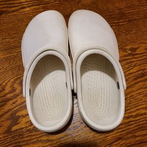 White Crocs